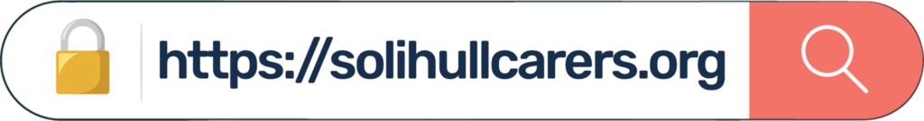 solihullcarers.org secure SSL padlock