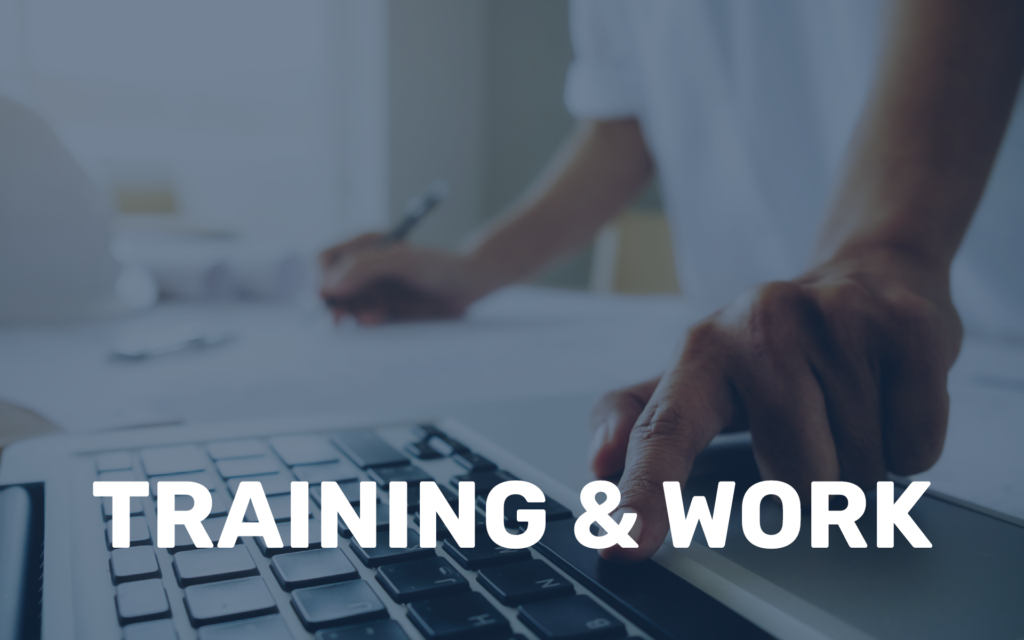 traning and work image
