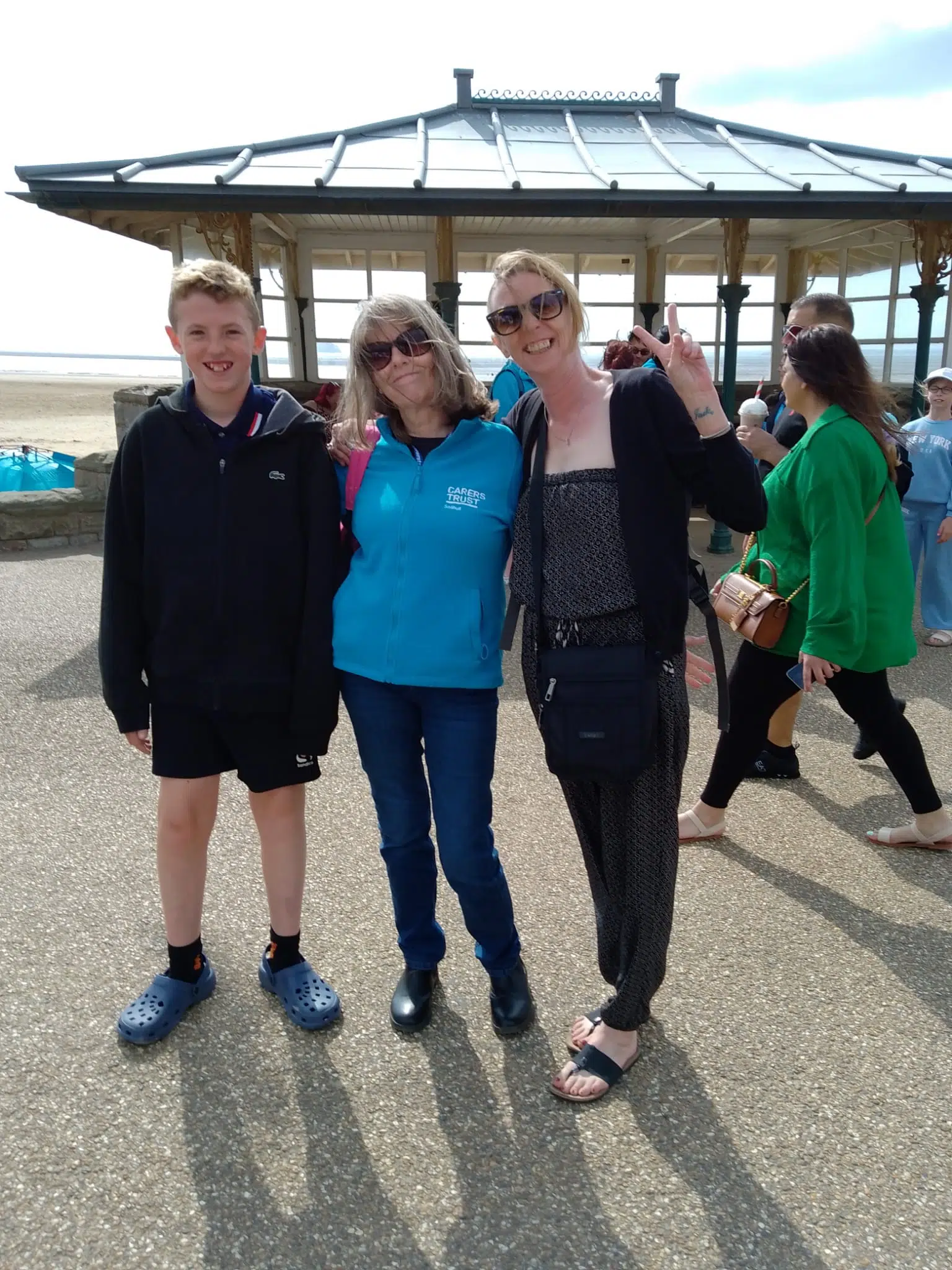 Carers Week 2025 Weston Beach Trip_7164