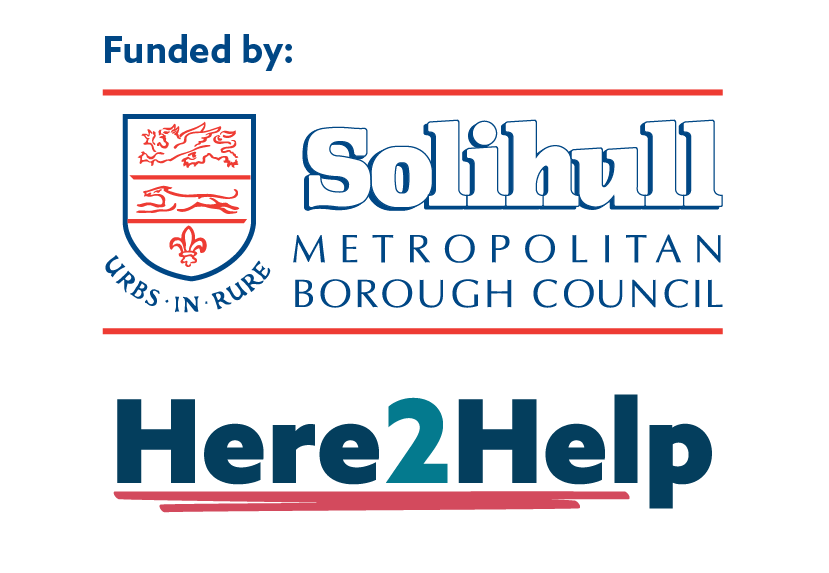 Solihull Council Here2Help Vertical Logo Colour