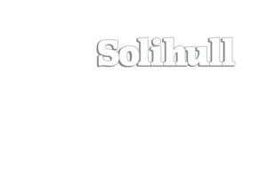 Solihull Council Here2Help Vertical Logo White