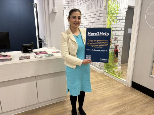 Solihull Council’s Cabinet Member for Communities, Councillor Wazma Qais